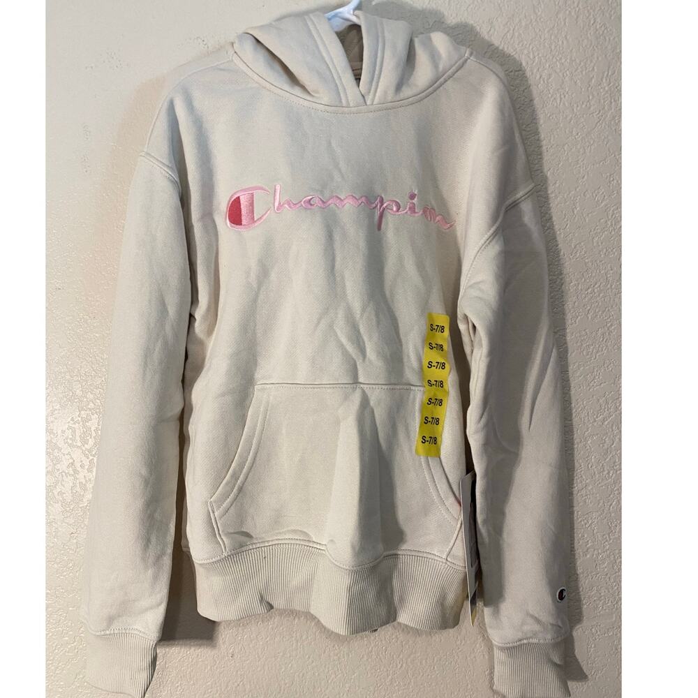 Champion girls cream sweater size 7/8